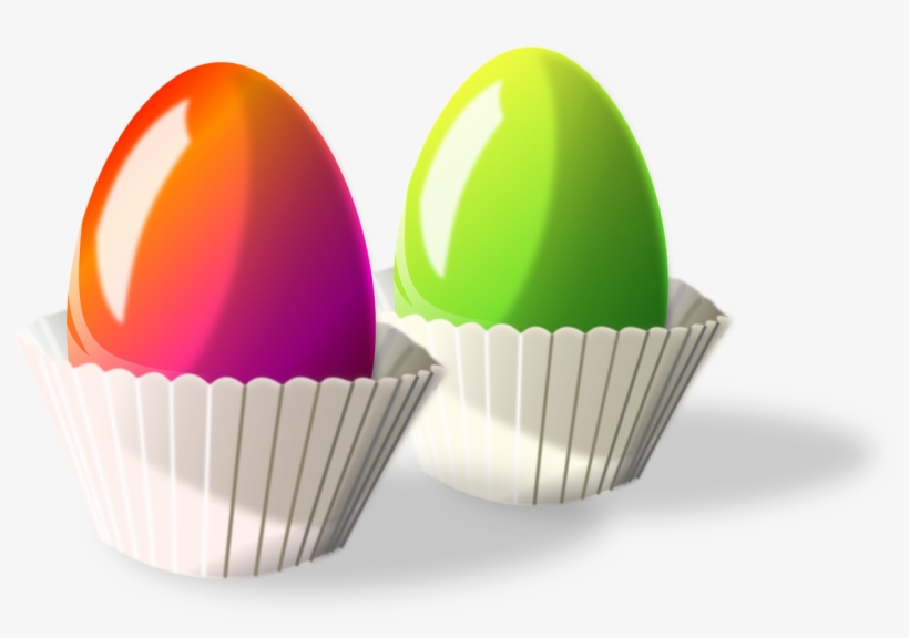 Cupcake,easter Eggs,eggs,muffin,free Vector Graphics,free - Hiasan Telur Paskah Tercantik, transparent png download