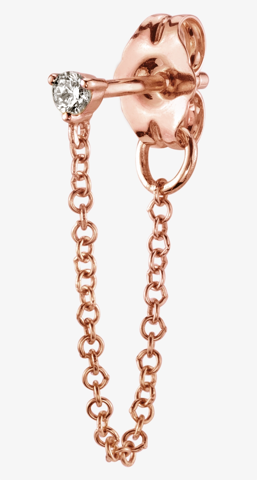 Diamond Chain Earring - Chain, transparent png download