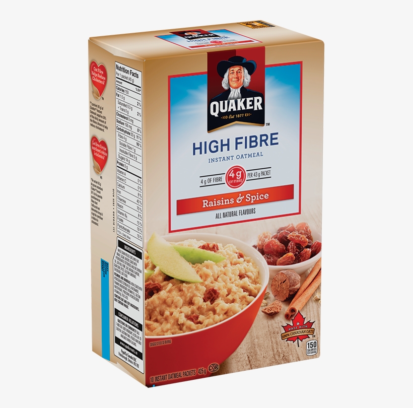 Quaker Oats High Protein Oatmeal, transparent png download