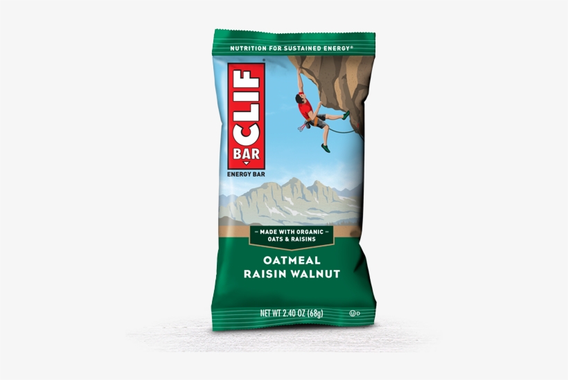 Oatmeal Raisin Walnut Packaging - Clif Bar Oatmeal Raisin Walnut, transparent png download