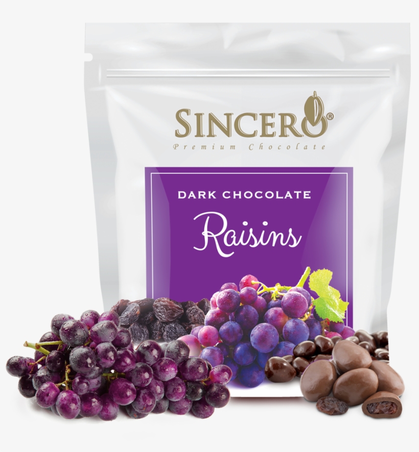 Sincero Dark Chocolate Raisins, transparent png download