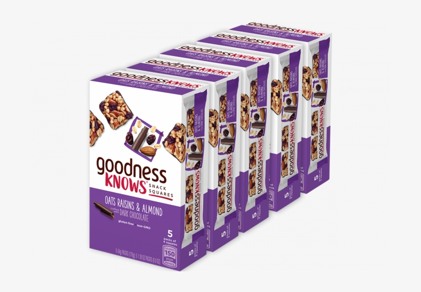 Oats, Raisins & Almond, Dark Chocolate, Count Case - Box, transparent png download