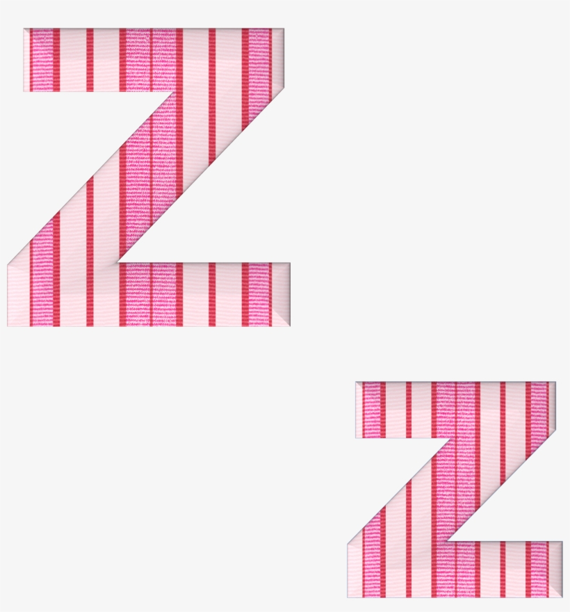 Abc Alphabet Z Fabric Stripes 732868 - Abc ที ละ ตัว ทั้งหมด, transparent png download