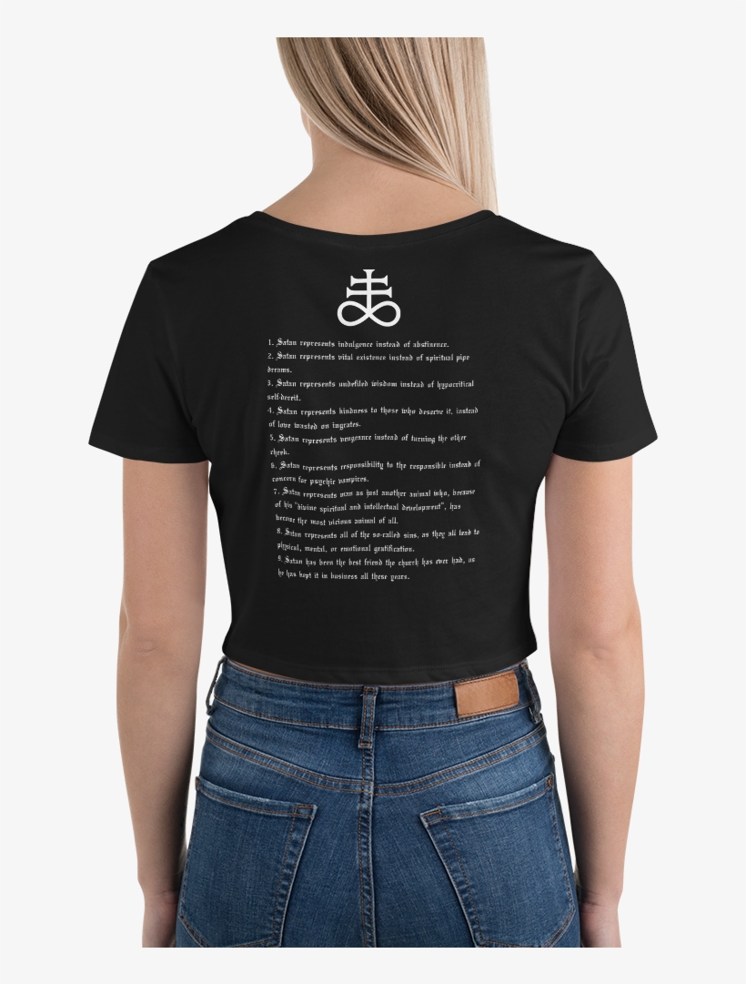 Women's Crop Tee - T-shirt, transparent png download