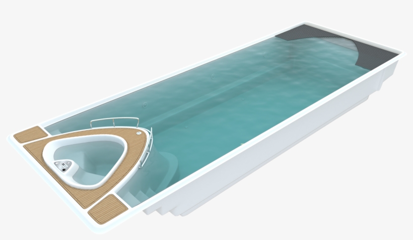 Самая Элегантная Модель Композитного Бассейна Compass - Compass Yacht Pool Preis, transparent png download