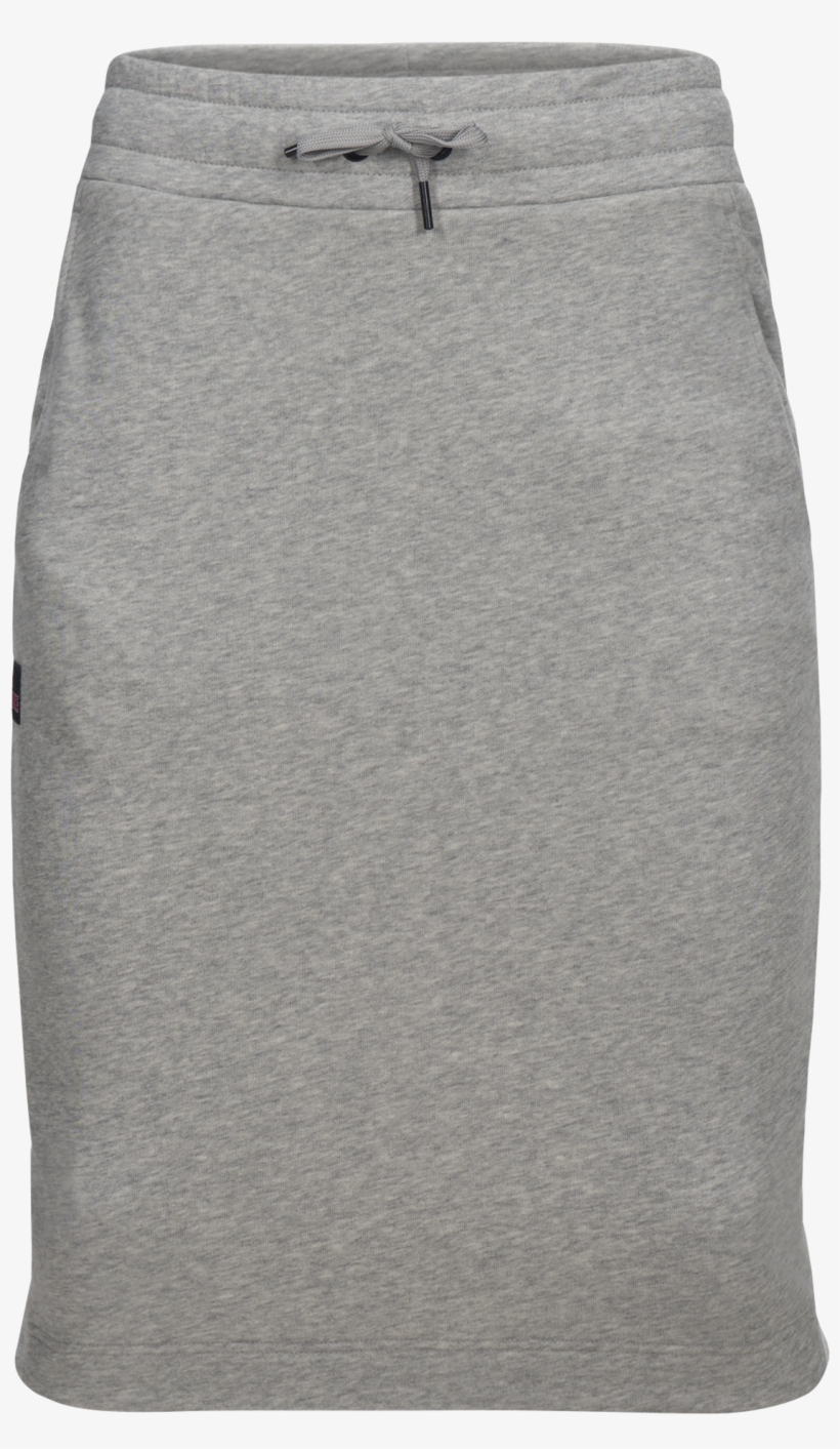 Women's Season Cotton Blend Skirt Med Grey Mel - Pencil Skirt, transparent png download