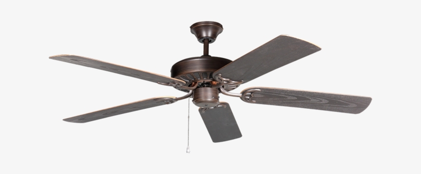 Outdoor Oil Rubbed Bronze Ceiling Fan - Ceiling Fan, transparent png download