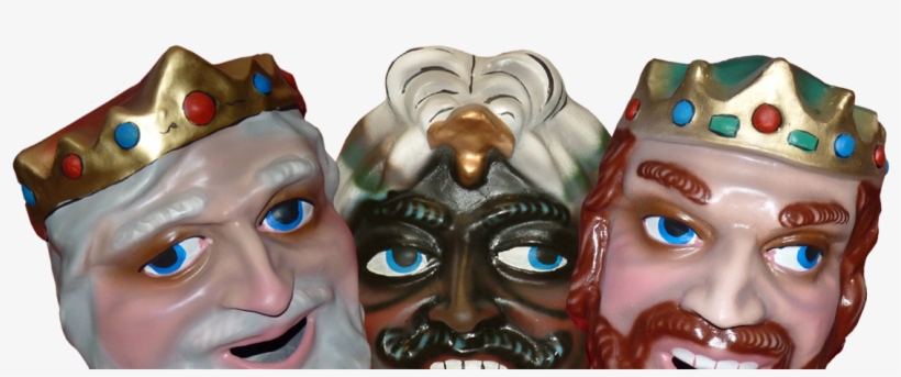 3 Cabezudos De Reyes Magos - Cabezudos Reyes Magos, transparent png download