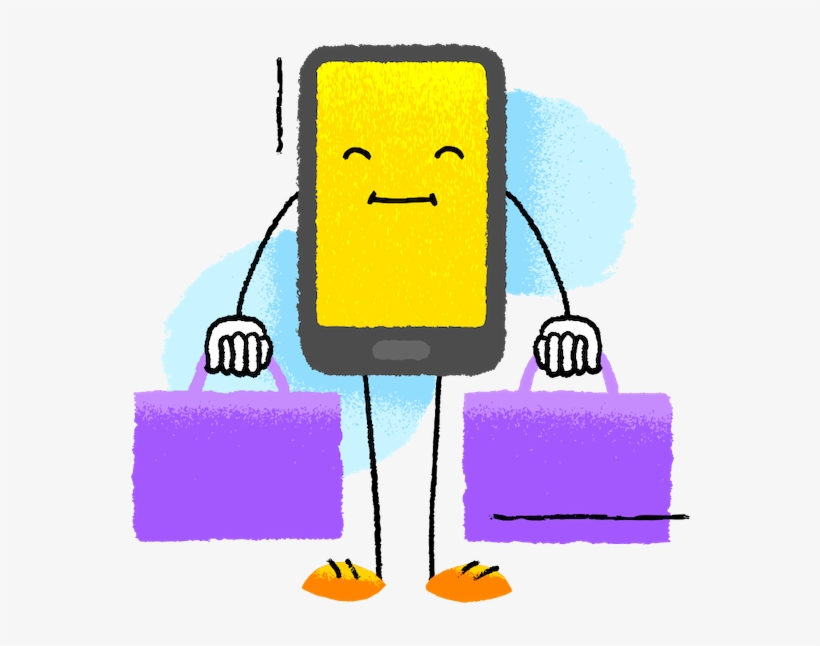 Illustration, Cell Phone, Ouch, transparent png download