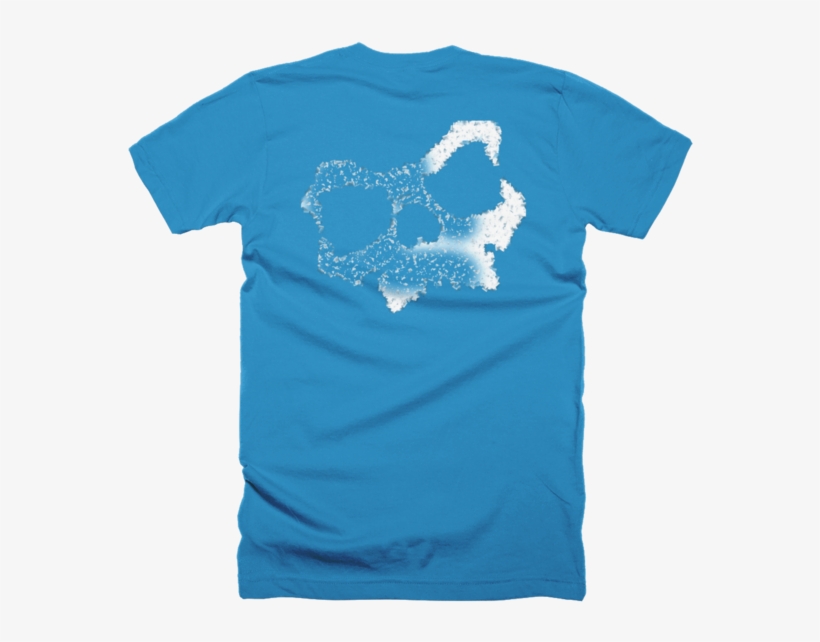 Ghost Face White Tri Blend Guyz Skinz - T-shirt, transparent png download