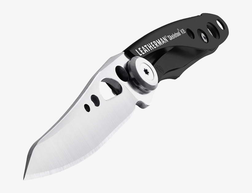 Skeletool Kb Pocket Knife, Black, Knife Blade Deployed - Leatherman Knife, transparent png download