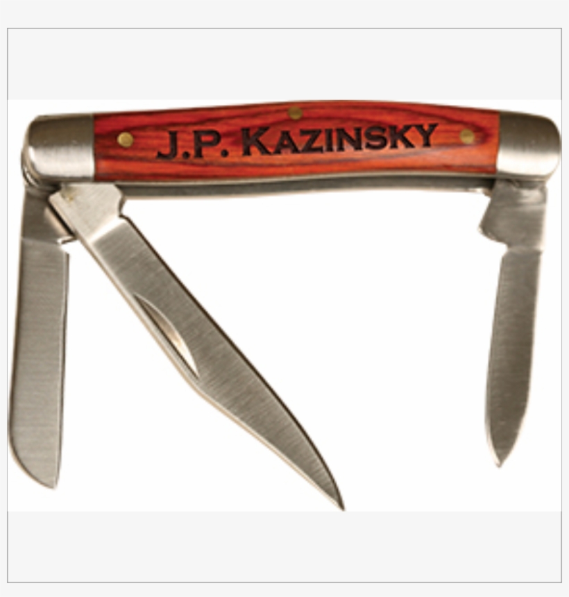 3 Blade Grandpa Pocket Knife - Antique Tool, transparent png download