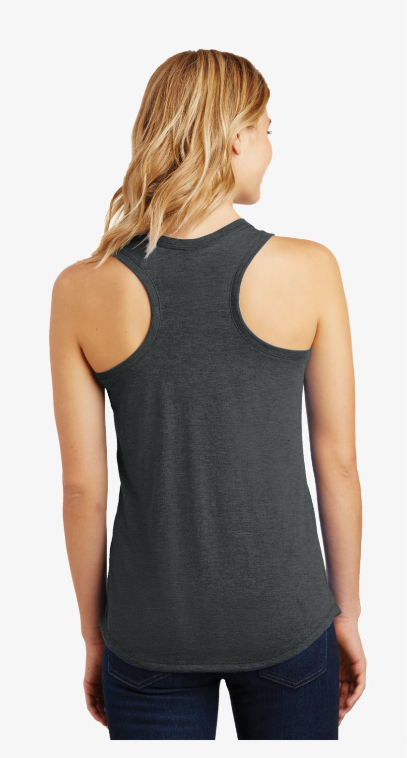 Triblend Racerback Tank Top, transparent png download