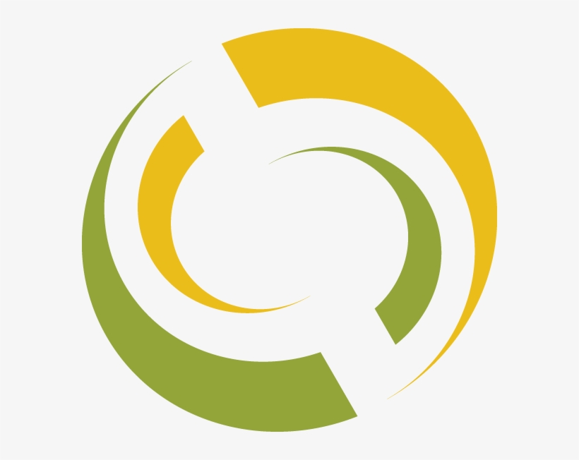 Green Yellow Round Stripes Abstract Logo - Circle, transparent png download