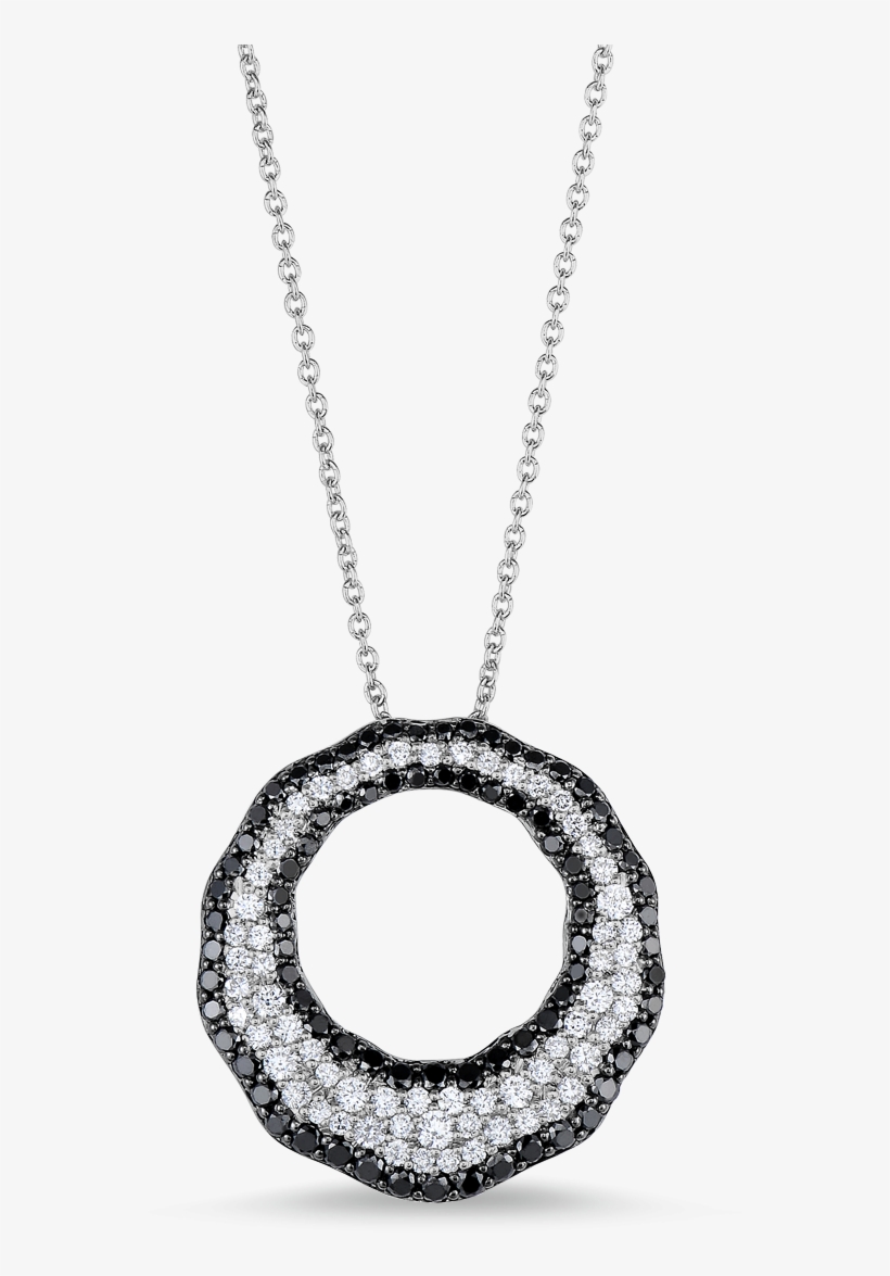 Roberto Coin Scalloped Pendant With Diamonds - Locket, transparent png download