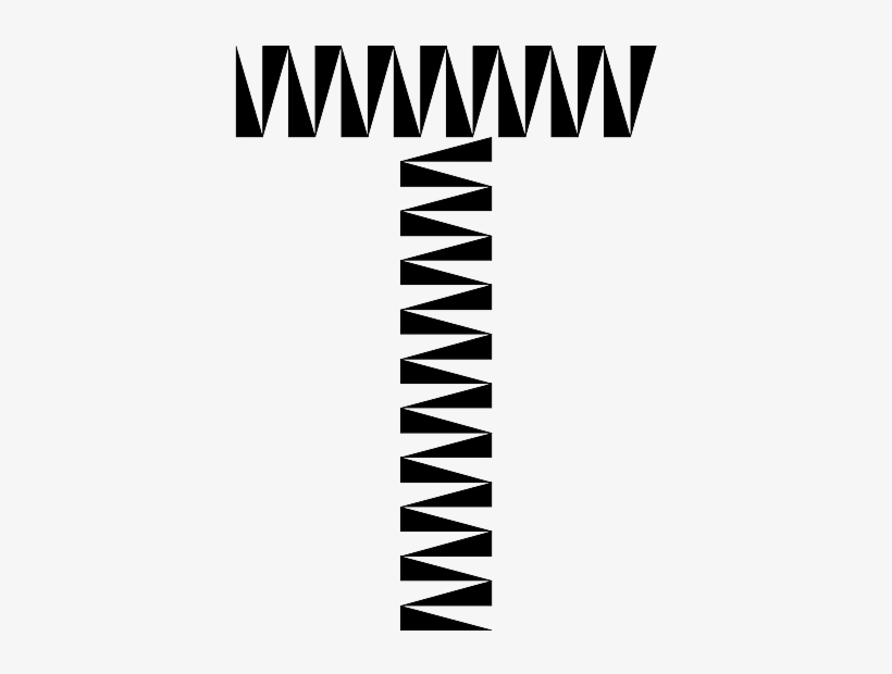 Zig Zag Font, transparent png download