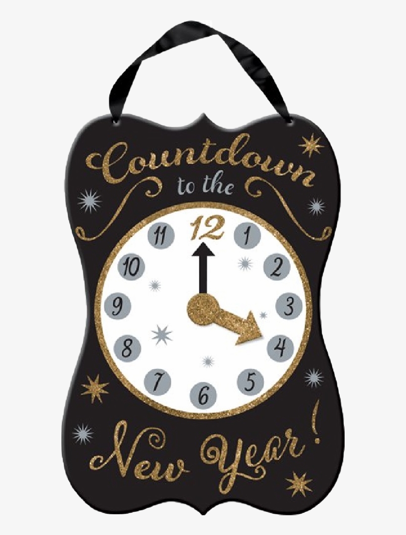 New Year's Eve Count Down Clock Decoration - New Year, transparent png download