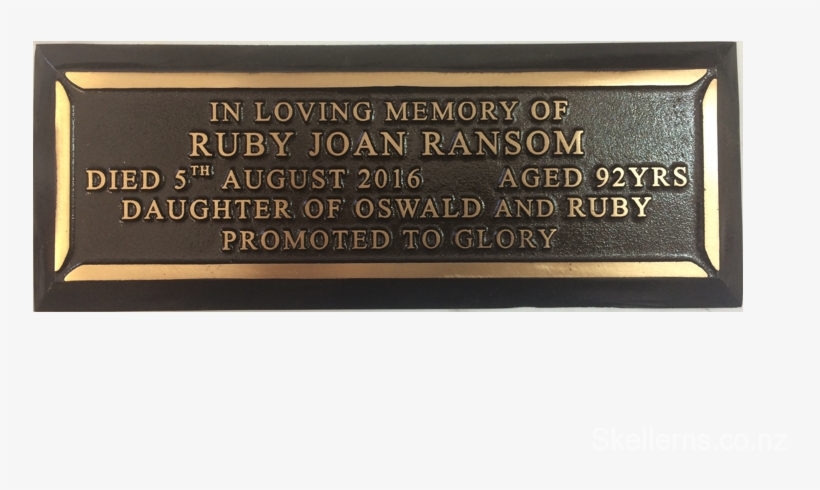 Memorial - Commemorative Plaque, transparent png download