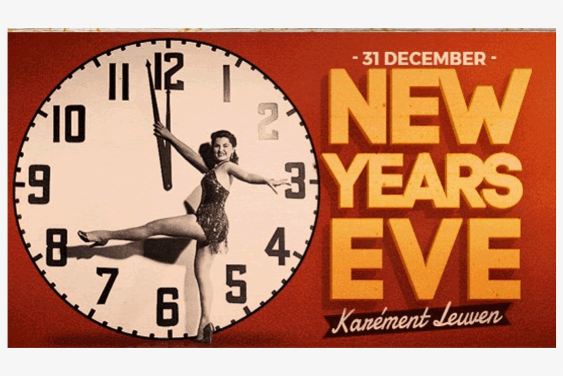 Karément New Years Eve - Wall Clock, transparent png download