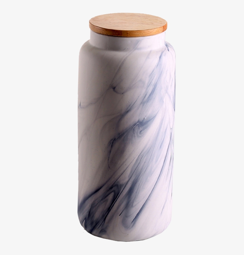 Blue Swirl Jar - Vase, transparent png download