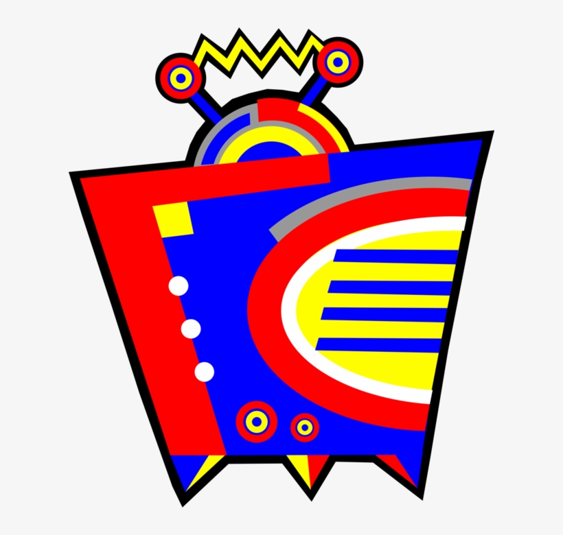 Vector Illustration Of Television Or Tv Set Telecommunication, transparent png download