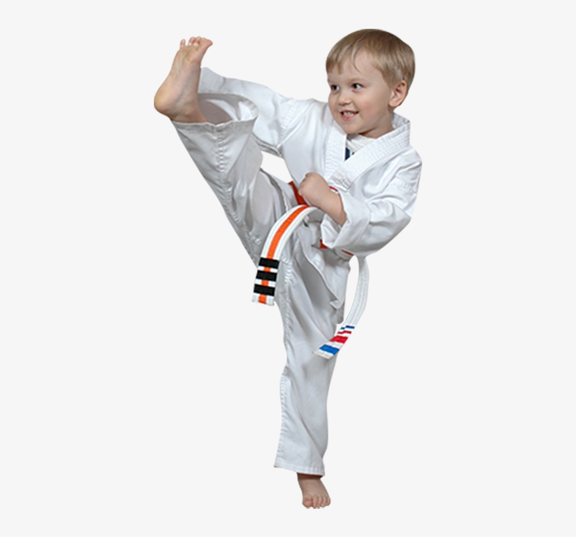 Pre-k Kid Kicking - Karate, transparent png download