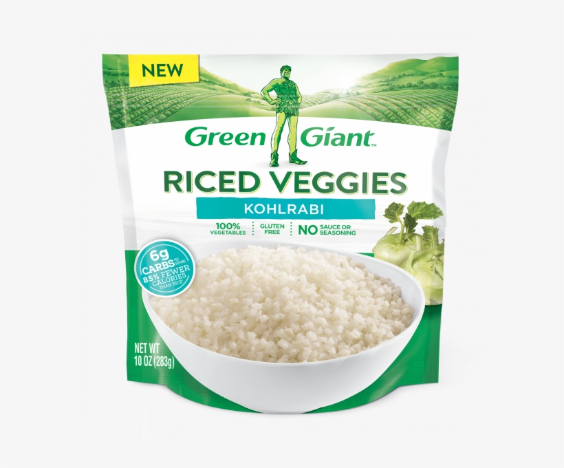 Riced Cauliflower Kohlrabi Final - Green Giant Riced Veggies, transparent png download