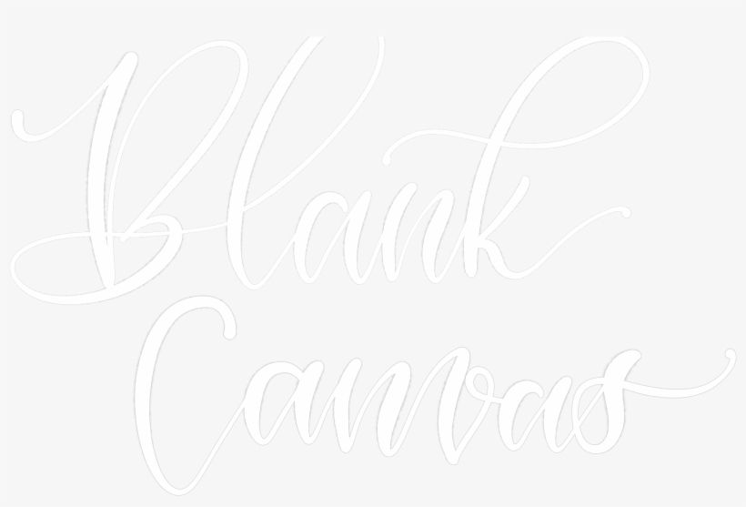 Blank Canvas Logo - Calligraphy, transparent png download