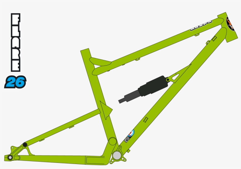 Flare26 0 Brightgreen - Evil Sovereign V3, transparent png download