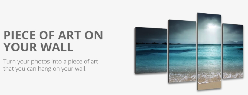 Premium Canvas Photo Prints In Malaysia - Sea, transparent png download