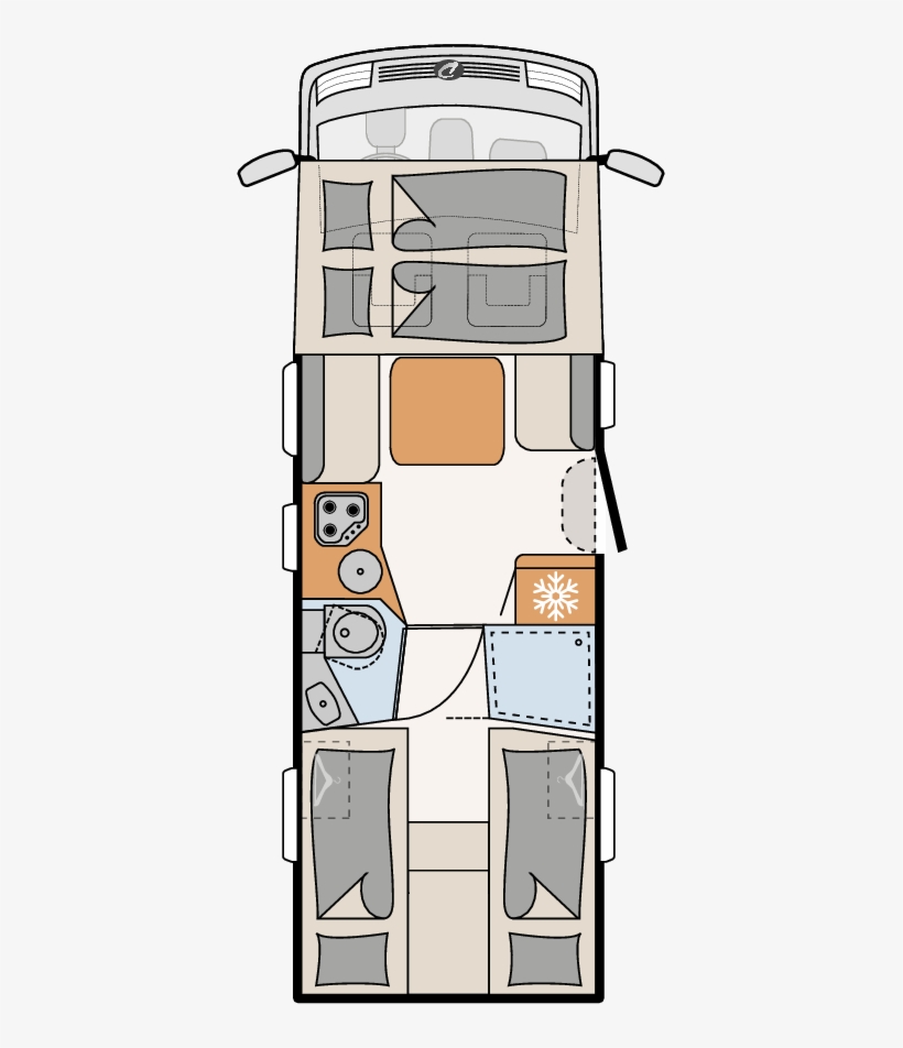 Models A Class - Dethleffs Pulse T 6811 Eb, transparent png download