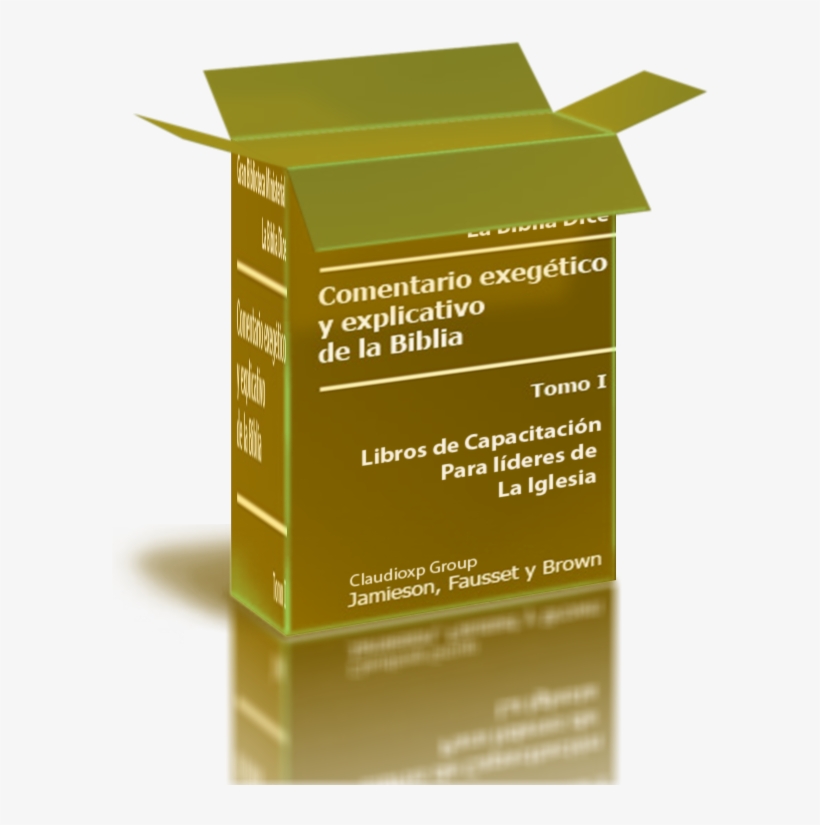Comentario Exegético Y Explicativo De La Biblia - Box, transparent png download