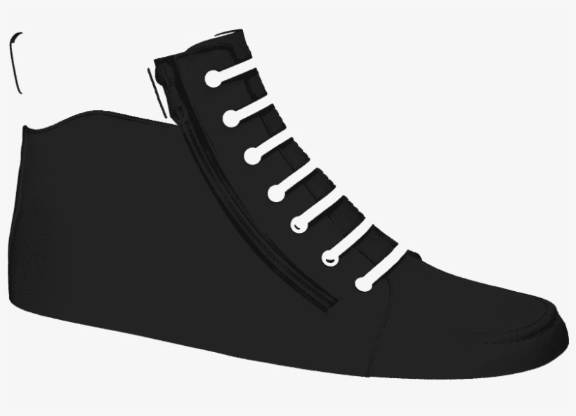 R502 Black Aniline - Sneakers, transparent png download