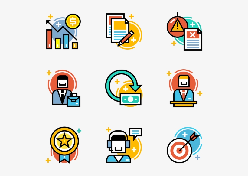 Entrepreneur Line Color - Mode Of Payment Icon, transparent png download