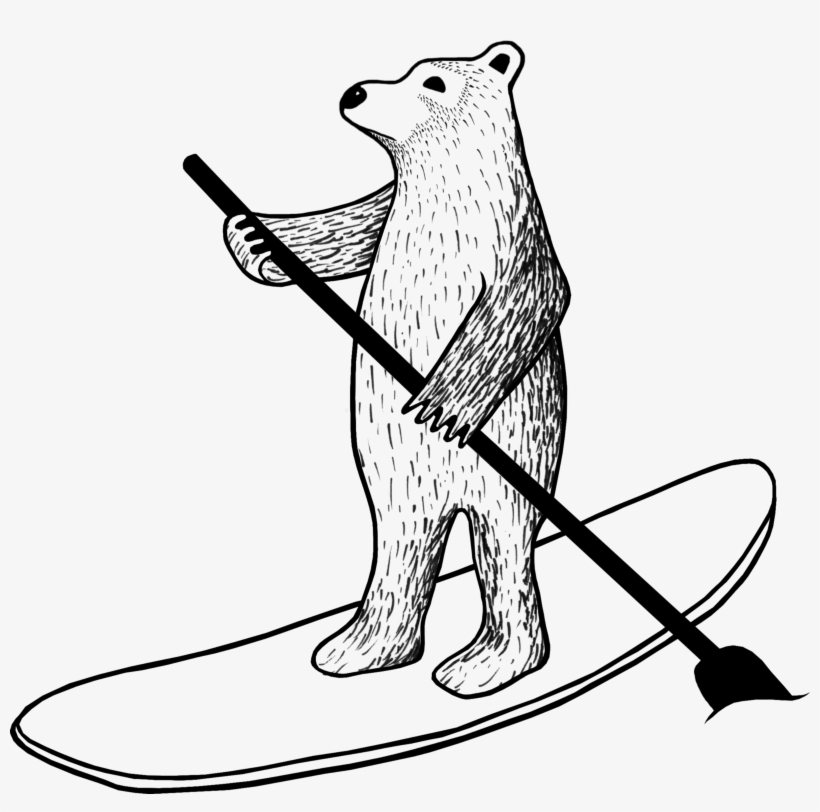 Bear Standing Up - Illustration, transparent png download