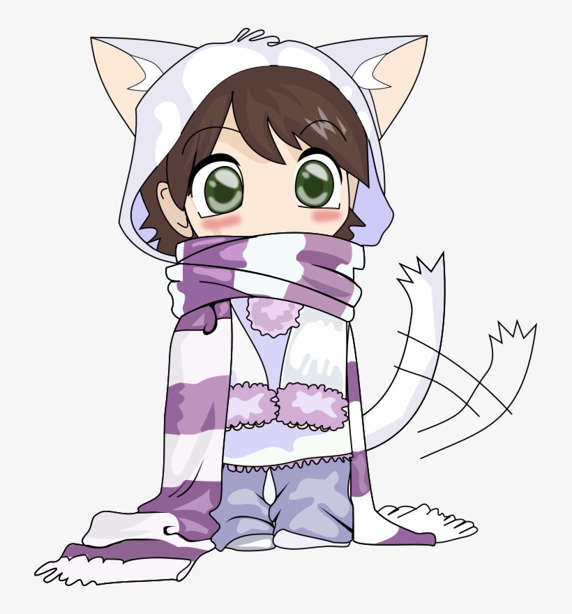 Medium Image - Neko Chibi, transparent png download