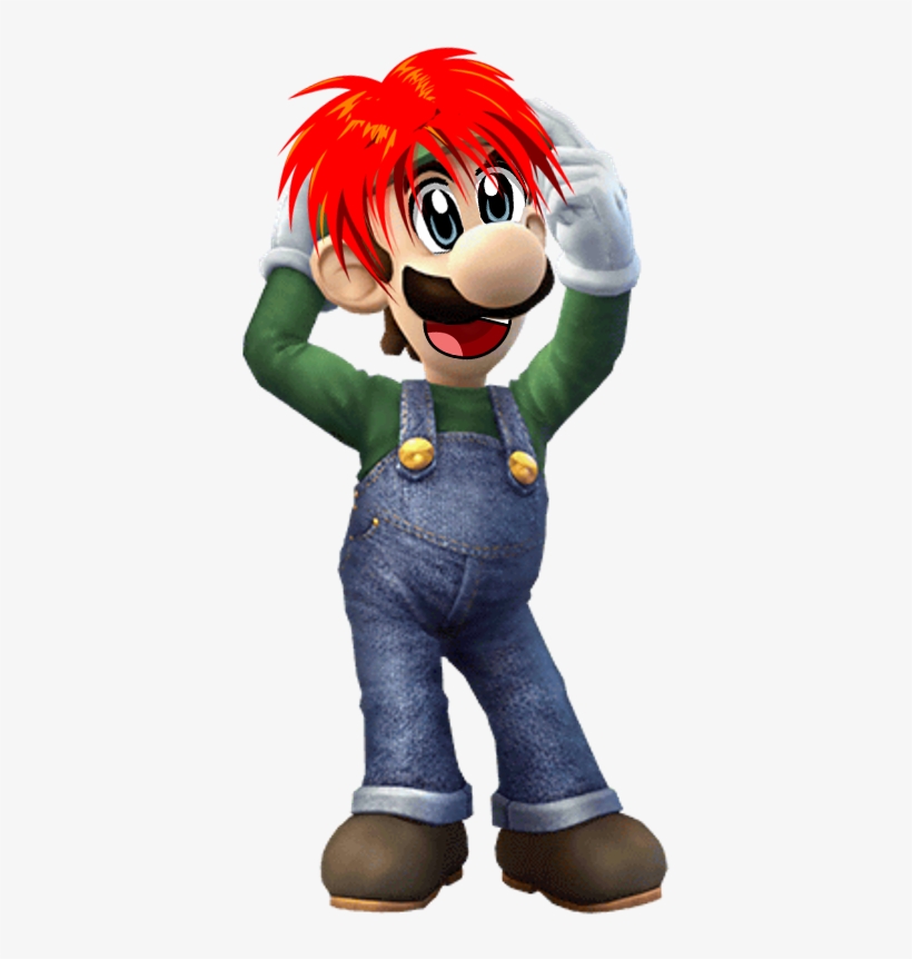 Weebster's Evil Brother - Luigi Smash 4 Skins, transparent png download