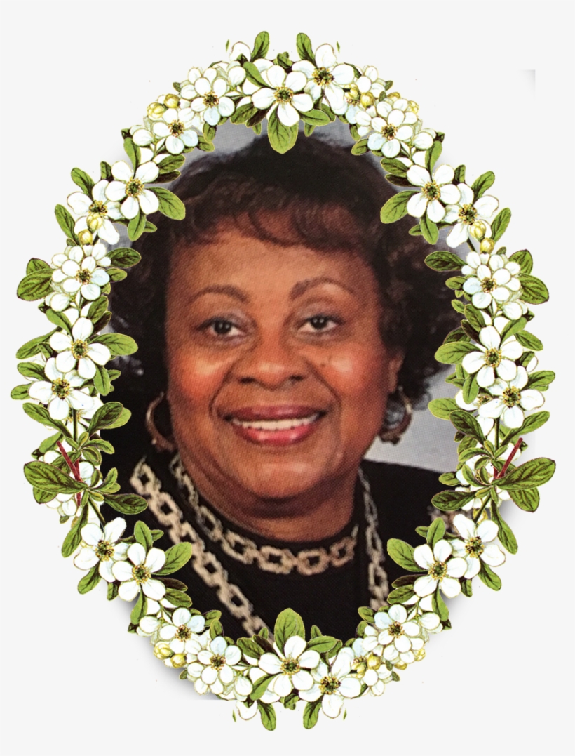Flower Frame Oval Png, transparent png download