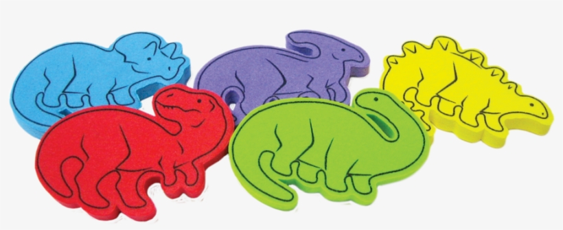 Tcr20632 Foam Dinosaur Counters Image - Illustration, transparent png download