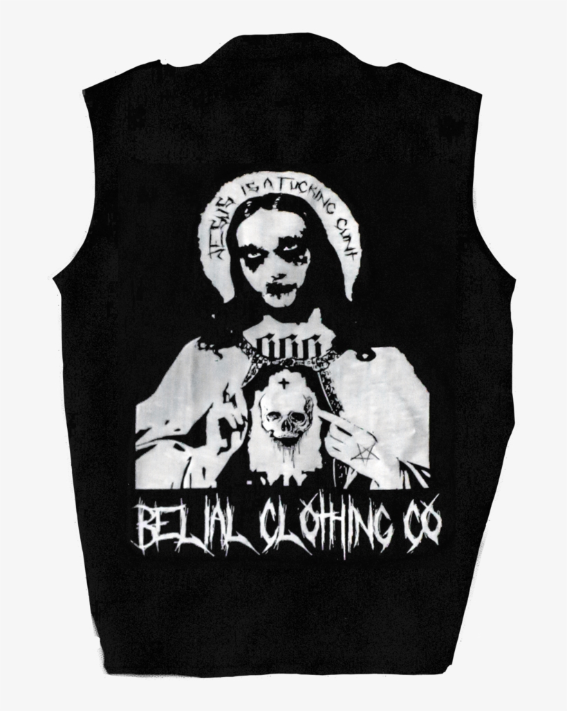 Fuck Jesus Patch Occult Satanic Belial Clothing - Fuck Jesus T Shirt, transparent png download
