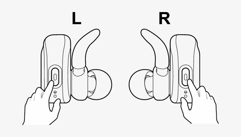 Play Button Tws - Drawing, transparent png download
