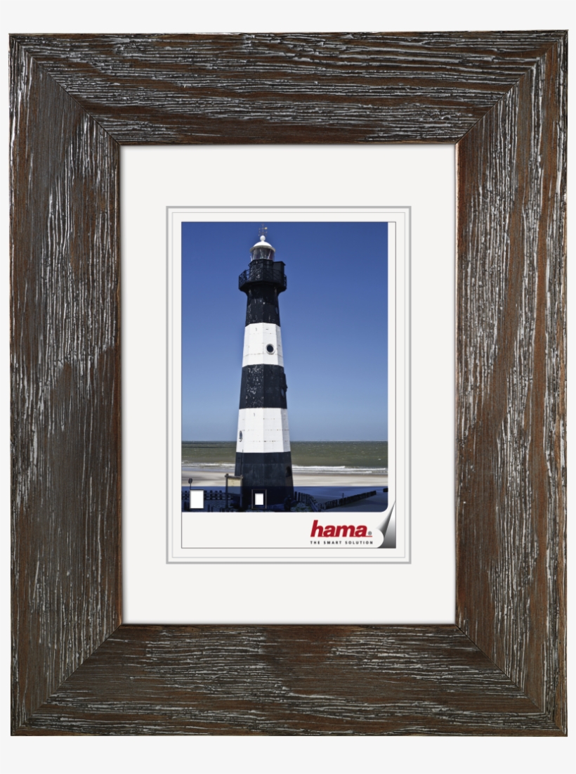 "nordic" Wooden Frame, Brown, 13 X 18 Cm - Picture Frame, transparent png download