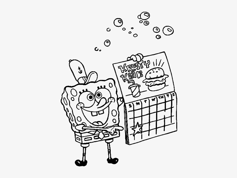 Bob Esponja Colorea Dibujos 8 Desenho Para Colorir Do Bob Esponja Calca Quadrada Png Image Transparent Png Free Download On Seekpng