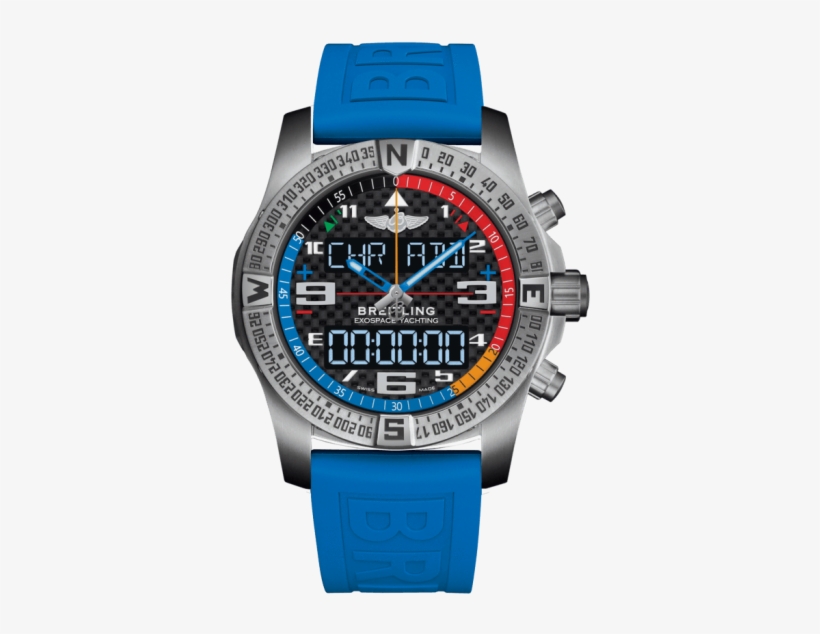 Breitling Exospace B55 Yachting 46mm Titanium/rubber - Breitling Exospace B55 Yachting, transparent png download