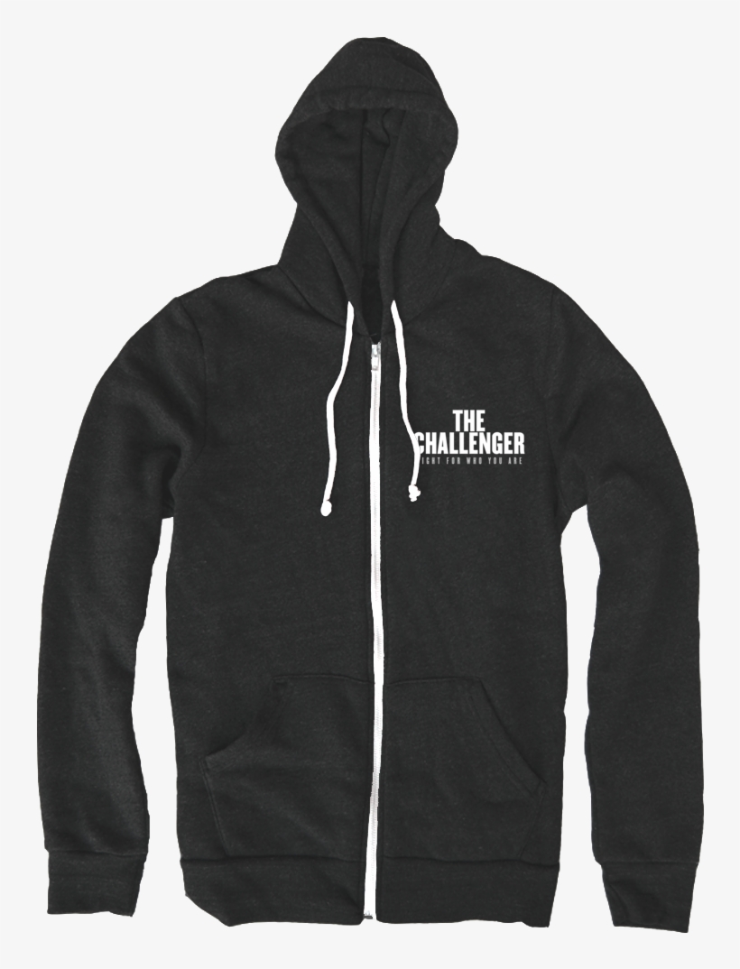 "the Challenger" Official Zip Up Hoodie - Motorcycle Hoodies, transparent png download