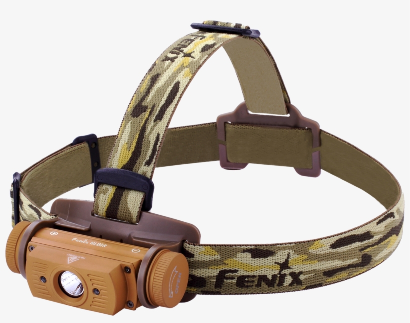Fenix Hl60r Led Headlamp With Usb Connector - Fenix Hl60r Camo, transparent png download