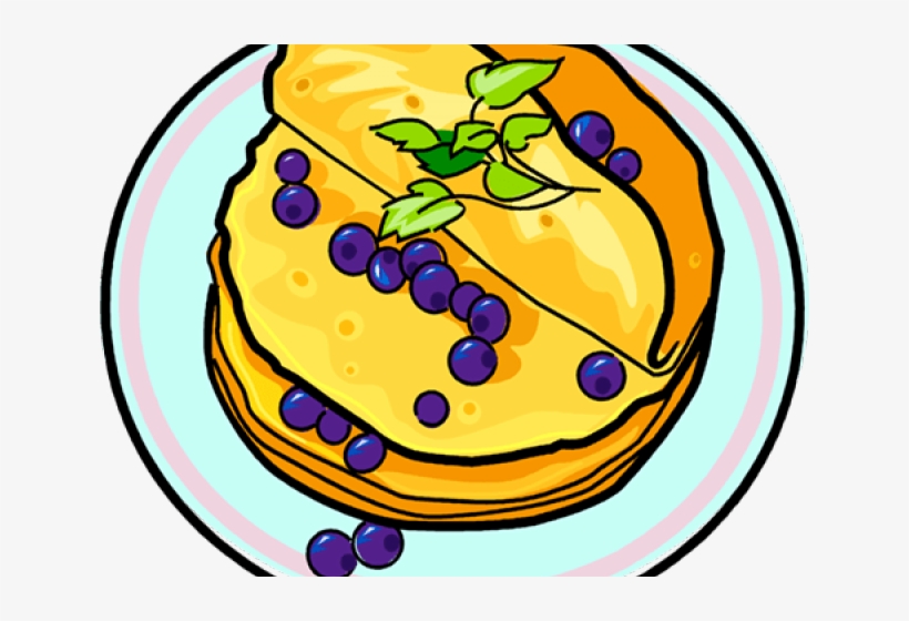 Blueberry Pancakes Clipart, transparent png download