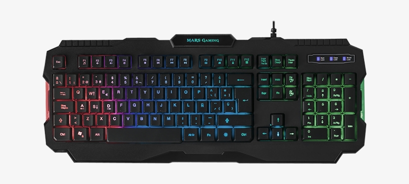Choose Between Classic Or Bold Rainbow Effects, With - Teclado Y Raton Gaming, transparent png download
