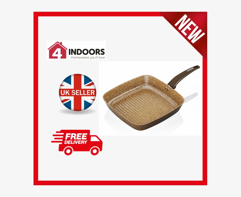 Tower T80336gd 25cm Non Stick Grill Pan With Ceramic - Vacuum Cleaner, transparent png download