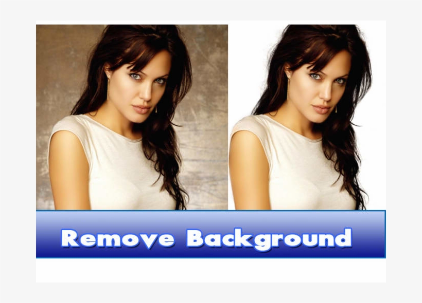 Remove Background Of Your Photos And Images - Angelina Jolie 22 Years, transparent png download